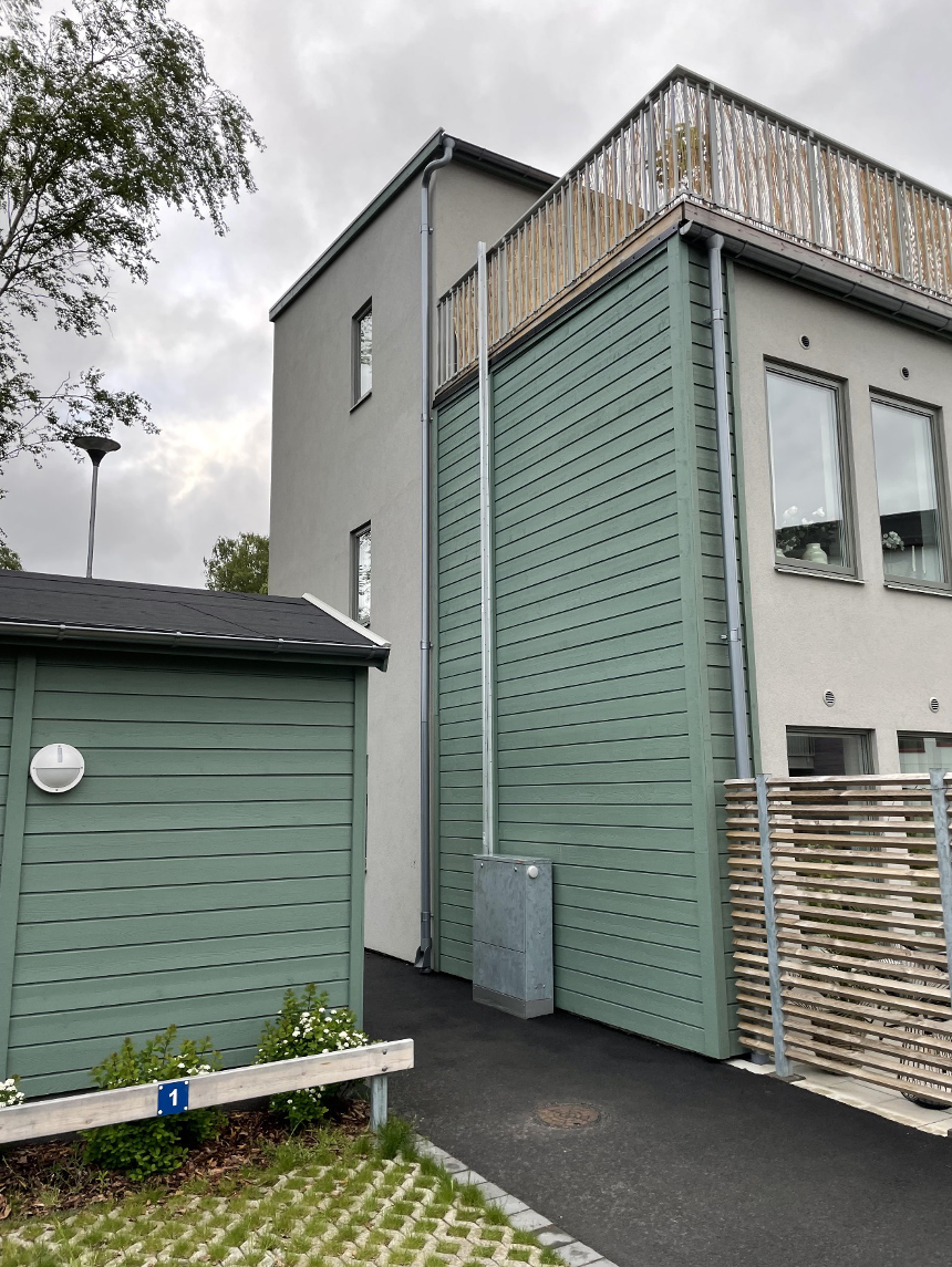 Liststege på småhus